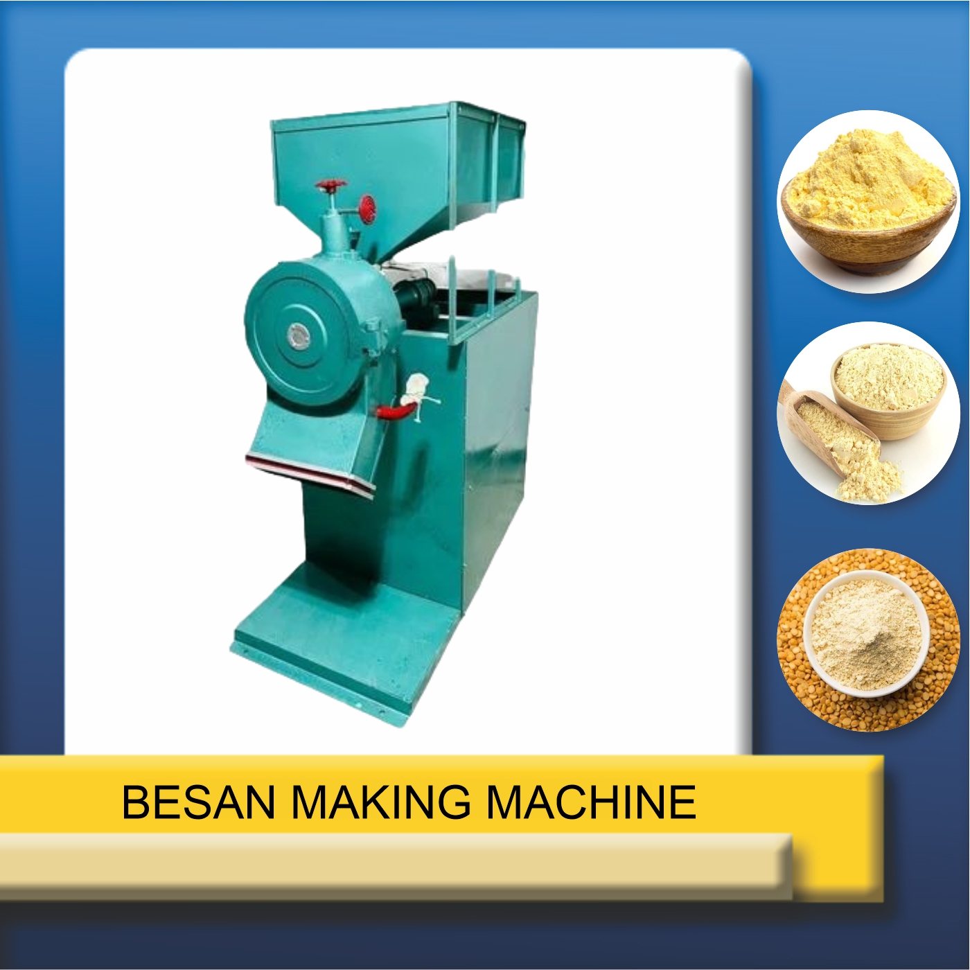 vertical besan making machine